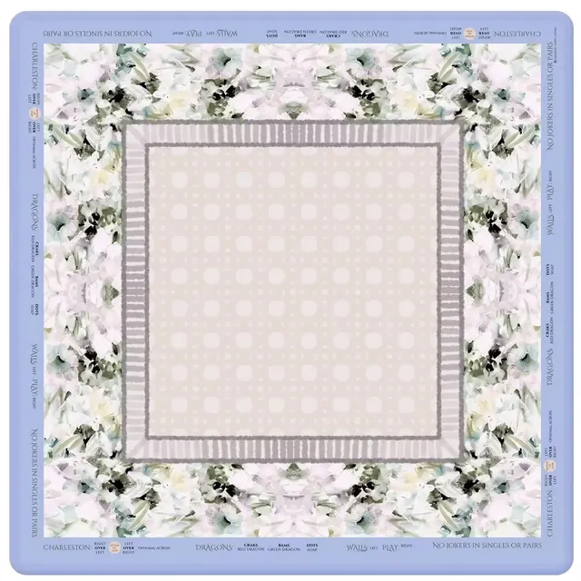 Petalwood Mahjong Mat by Amanda Toppe Living