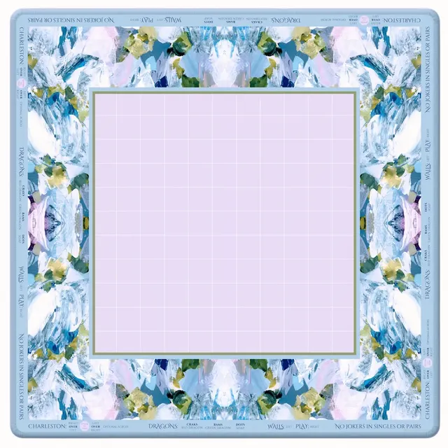 Pink Winds Mahjong Mat by Amanda Toppe Living