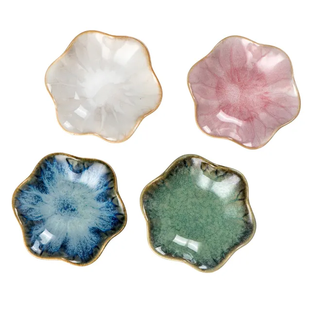 Ceramic Trinket Dishes mahjong accessory in cream and ivory by Amazon