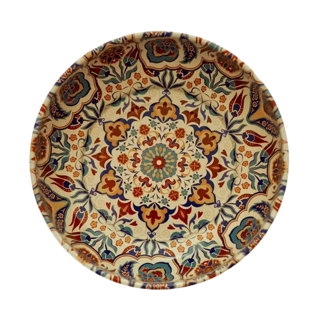 Amber Medallion Mahjong Dish