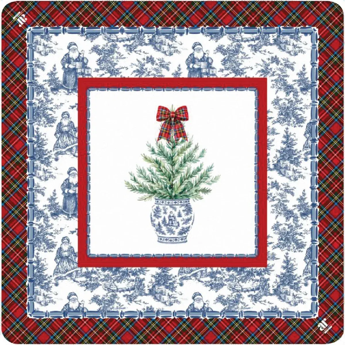 Anders Ruff Tartan Toile Noel Mahjong Mat