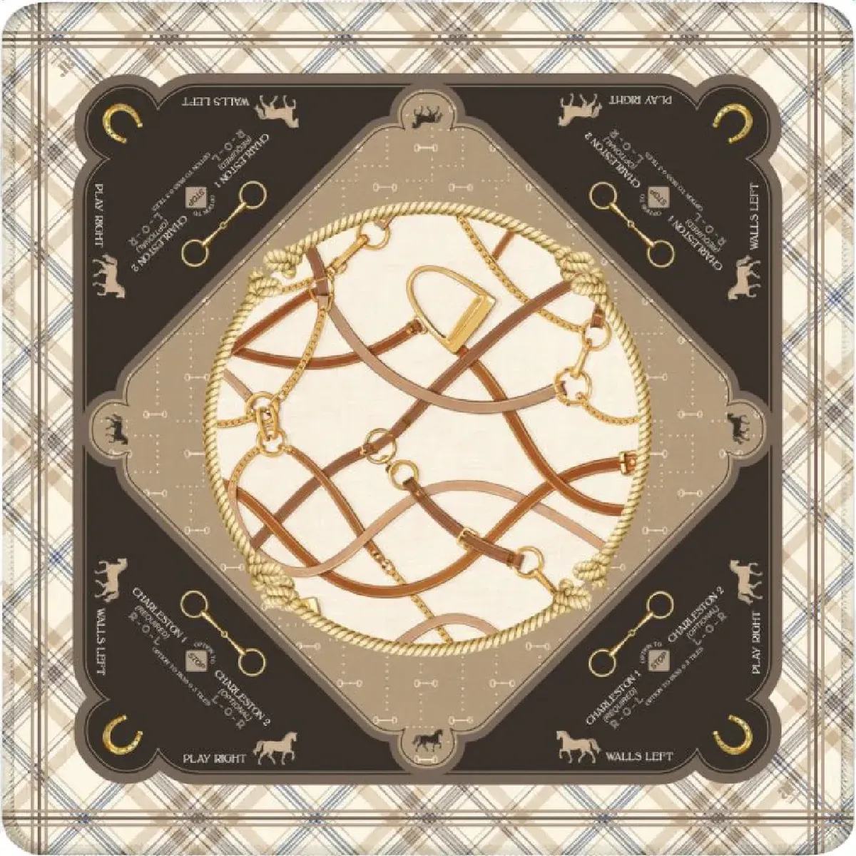 Anders Ruff Saddles & Silk Mahjong Mat