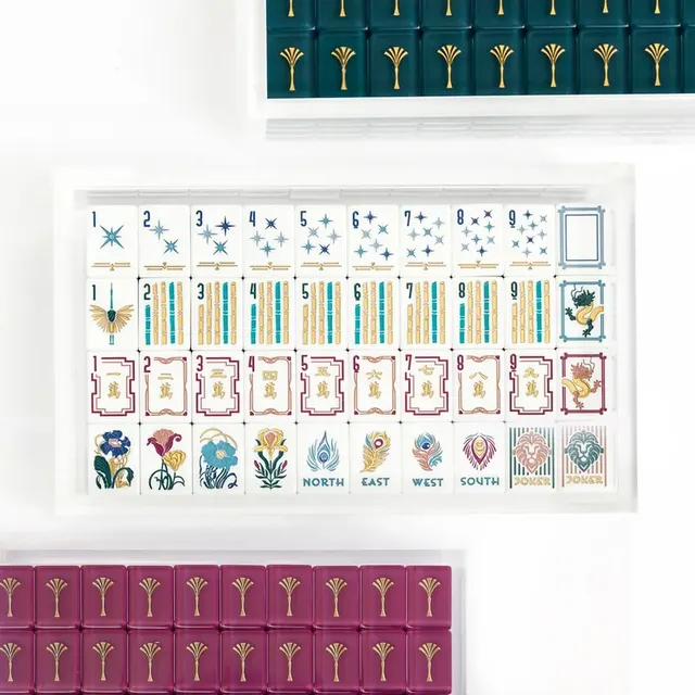 Bam Bird Boutique Deco Tiles - Mulberry or Lagoon