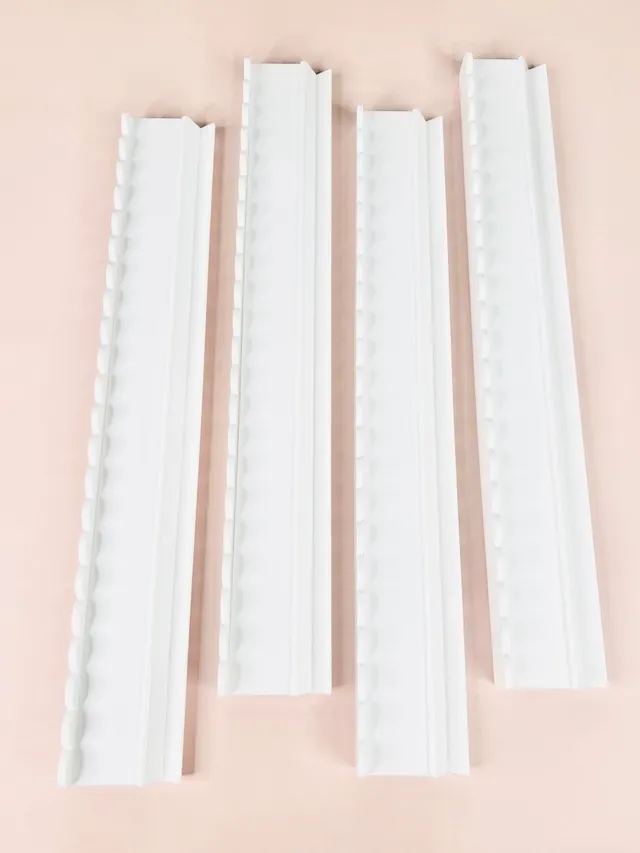 Mahjong Acrylic Racks and Scallop Pushers in white by Bam! Let's Mahjong