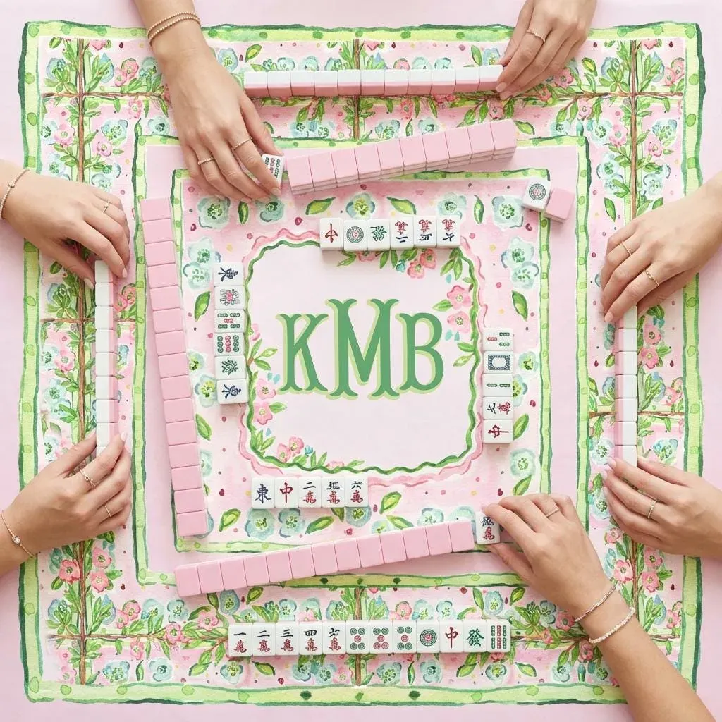 Boutique Monogram Betty Mahjong Mat