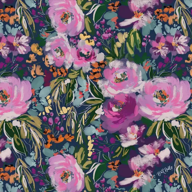 Haven Mahjong Mat by Britt Mills Design in cream and sage