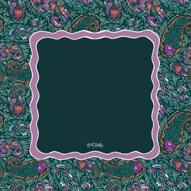 Britt Mills Wren Mahjong Mat