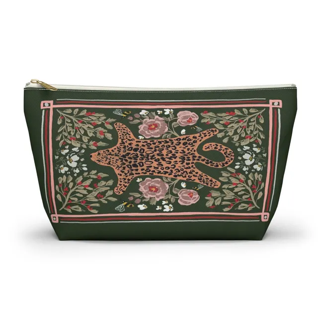 Legacy Mahjong Tile Pouch in green by Britt Mills Design