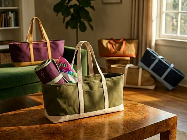 The Parlor Carryall - Assorted Colors mahjong carry bag in navy and blue by Caki Lawrence