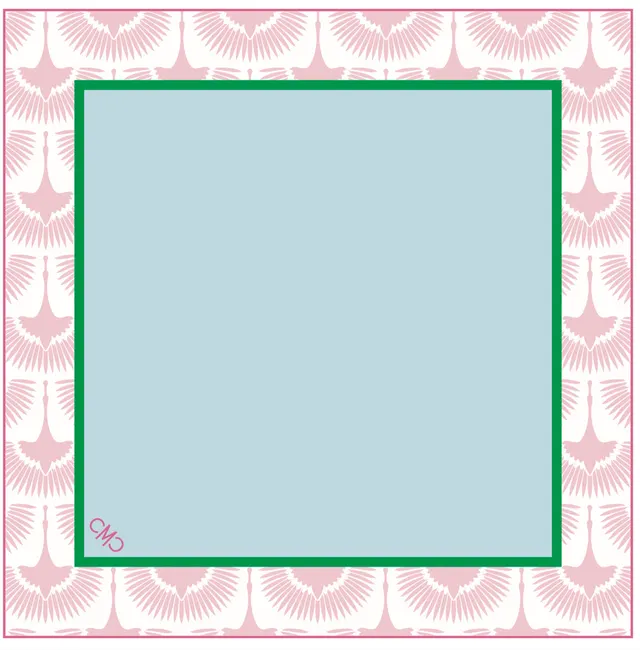 Migration Mat Pink/Light Blue gradient with soft fabric and non-slip backing.
