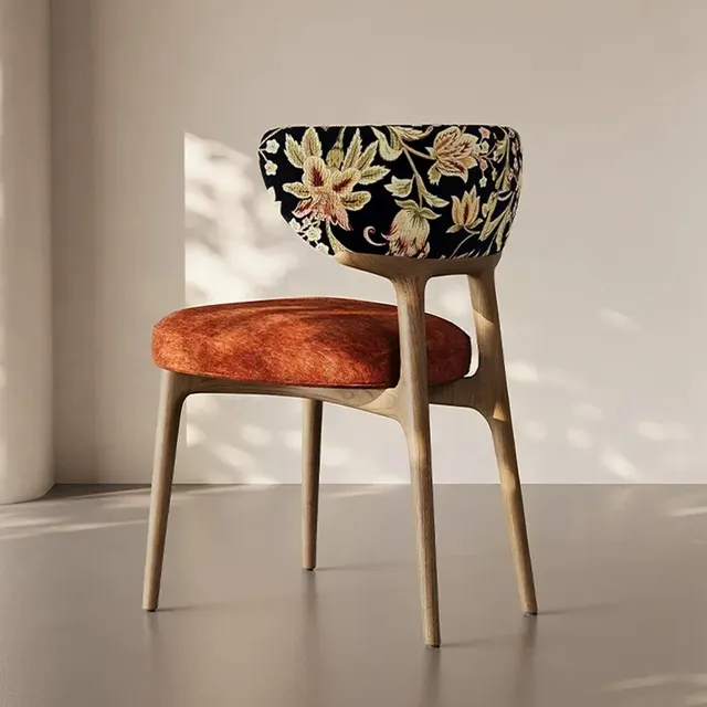 Dakota Fields Brownish Red Chair