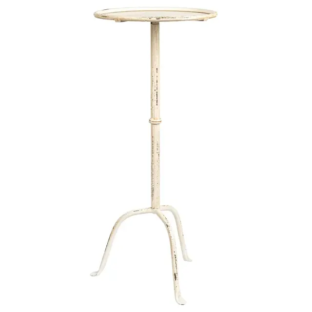 Felix French Country Antique Iron Drink Table