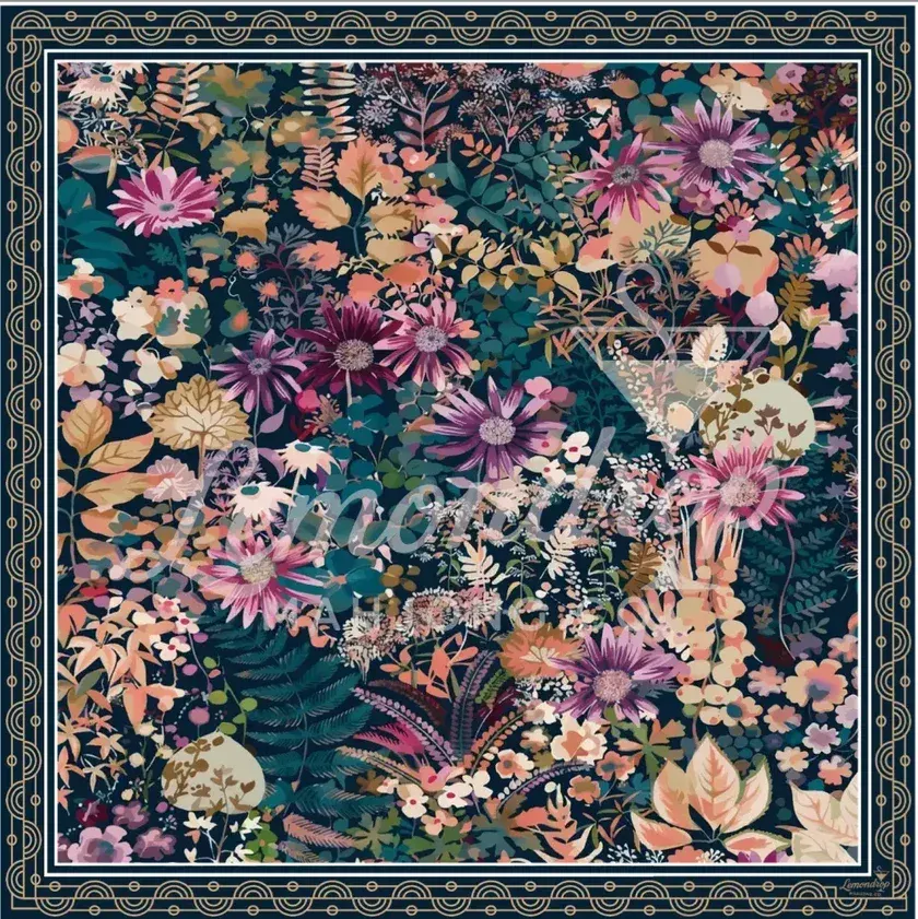 Floral Affari Mahjong Mat