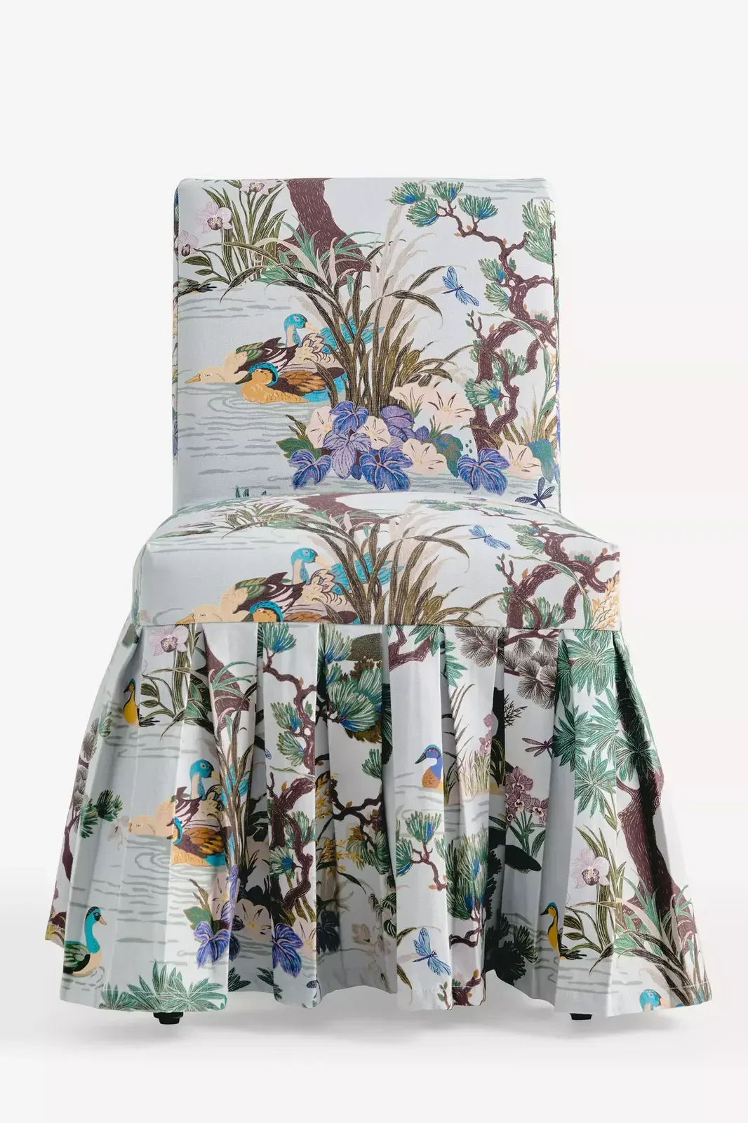 Layla Printed Ruffle Chair Slip Cover