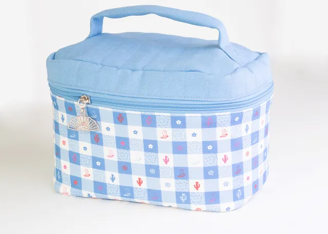 Cowgirl Tile Bag in blue by Miss Mahjong