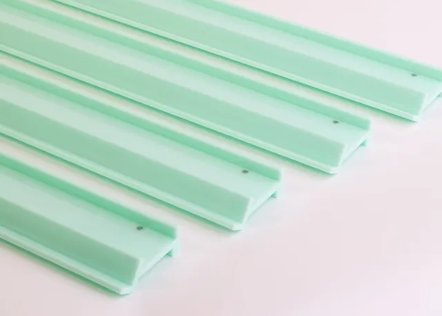 Mint Acrylic Mahjong Racks in green and sage by Miss Mahjong
