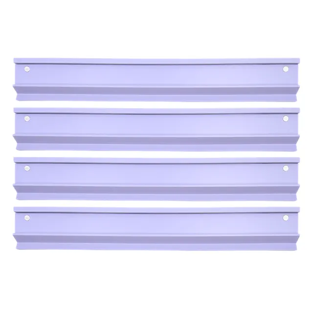 Purple Wooden Mahjong Racks with pushers - set of 4 in purple by My Fair Mahjong