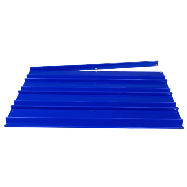 Blue acrylic magnet rack with straight pusher for mahjong