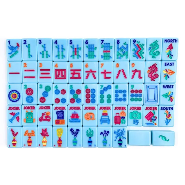 THE ANYWHERE SERIES | Classic Mahjong with Whimsy mahjong tile set by My Fair Mahjong