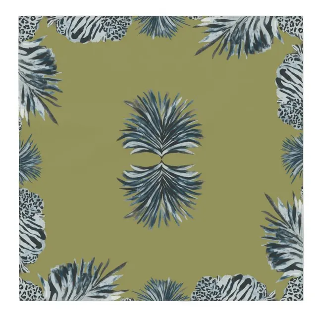 Rune Tipped the Guide Well Tablecloth in green by noli june