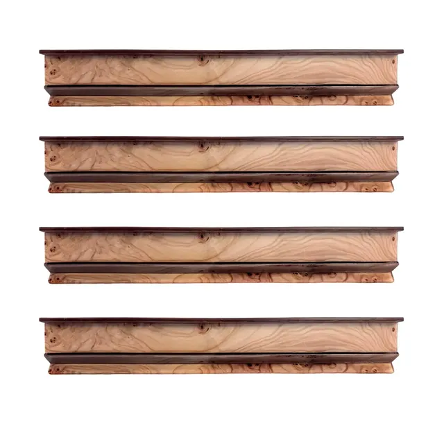 PLM Burlwood Acrylic Racks
