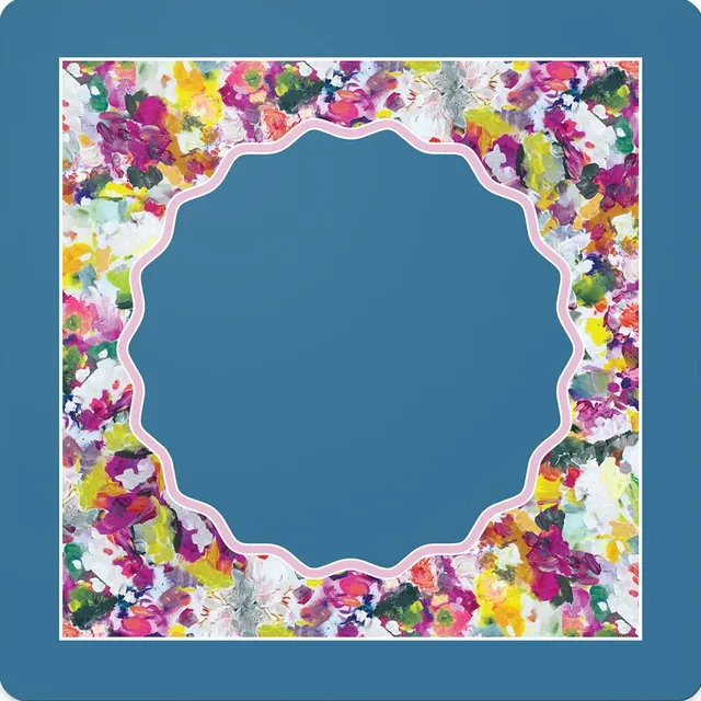 Soiree All Day Lucky Hand Floral Mahjong Mat