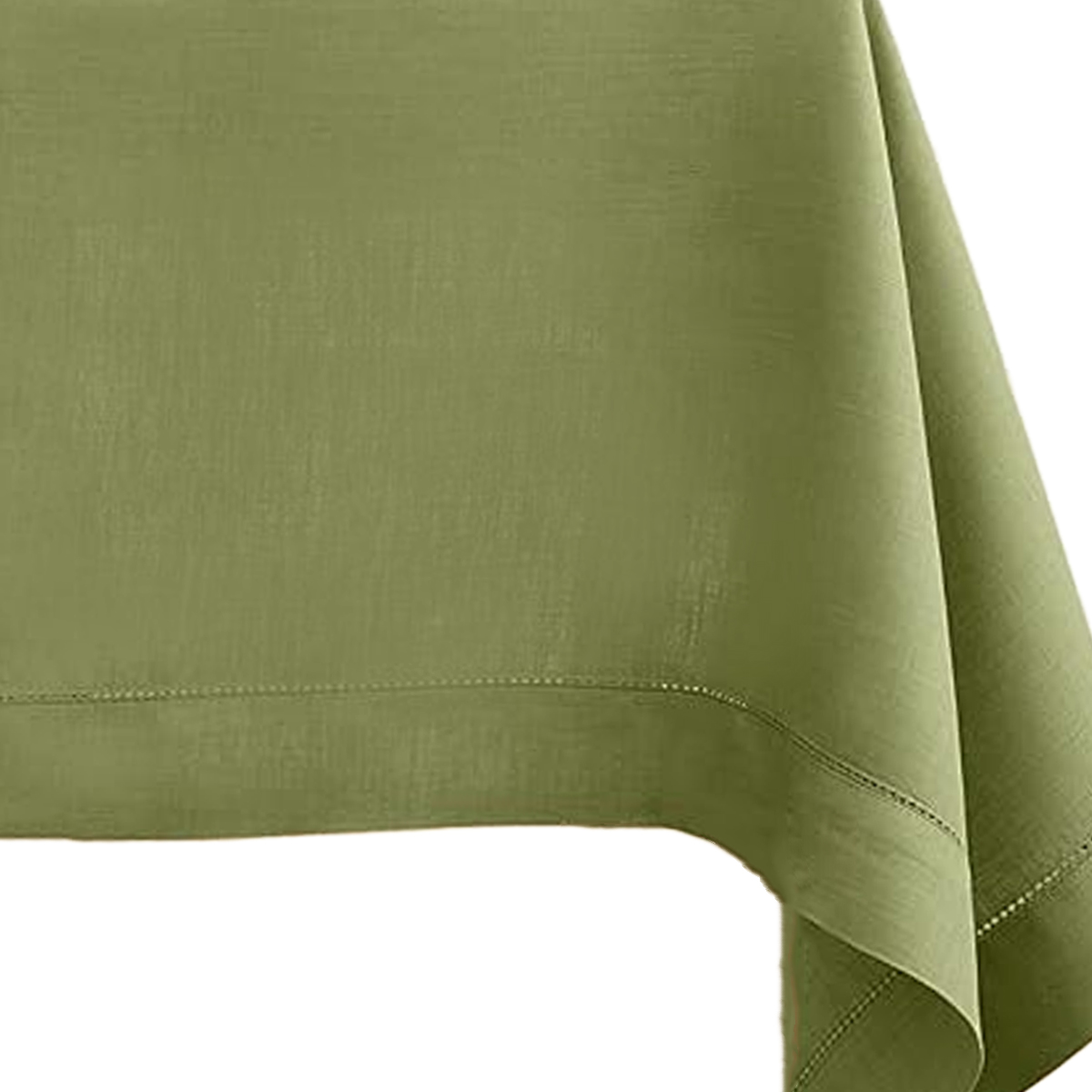 Solino Home Green Linen Tablecloth in green