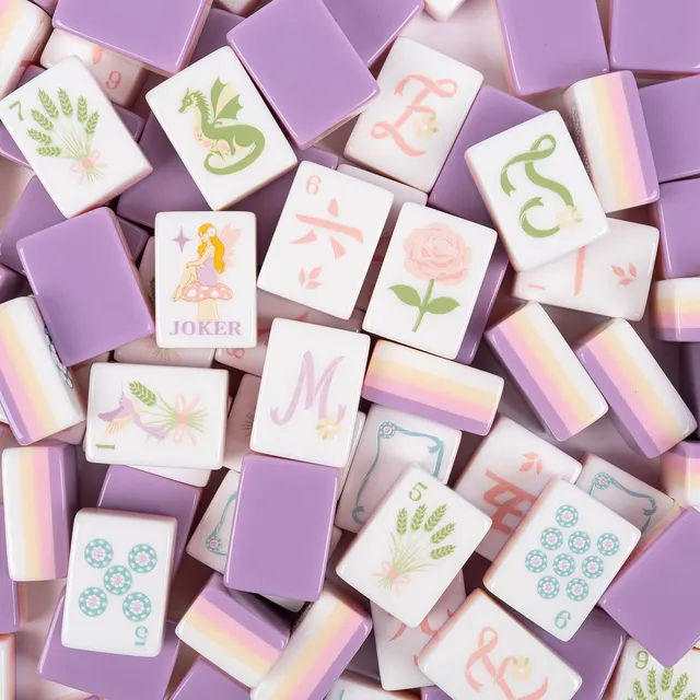 Sweet Jojo Designs Lavender Secret Garden Tiles