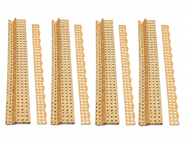 Set of four Tala Mahj Shoreline Wave Edge racks