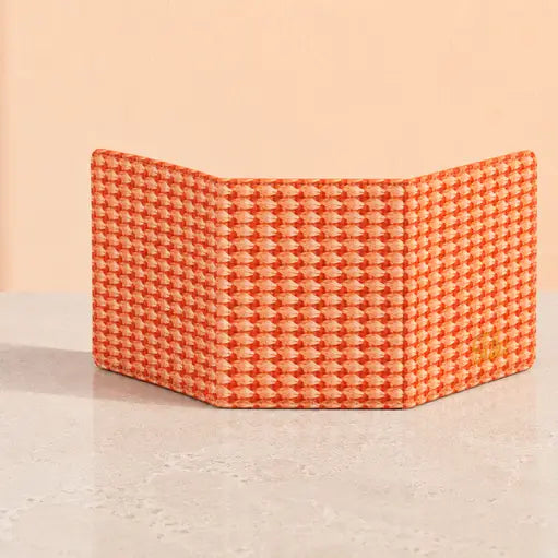 Vista Folio - Mahjong Card Holder Aperol mahjong accessory in orange by Tala Mahj