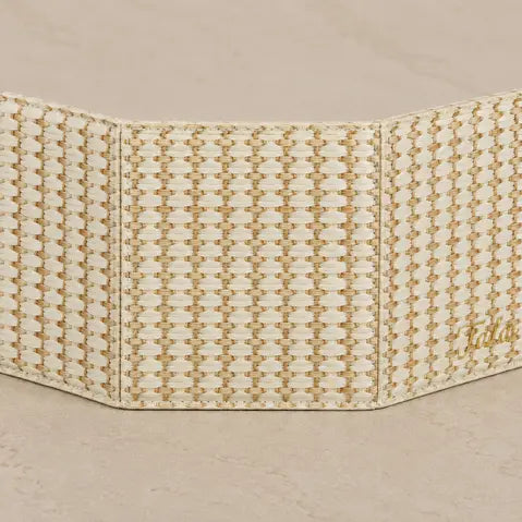 Vista Folio - Mahjong Card Holder Sand mahjong accessory in tan by Tala Mahj