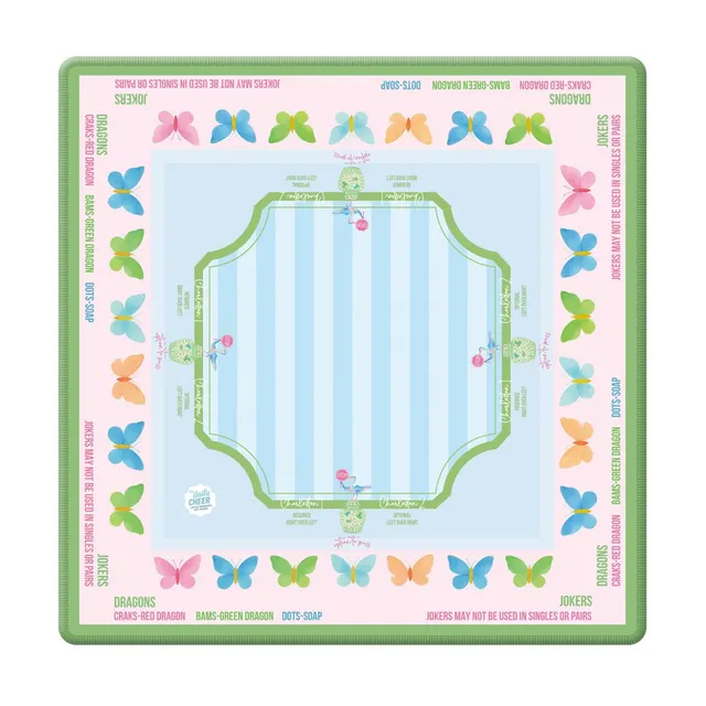 The Everyday Cheer Mahjong Mat in pastel and blush by The Daily Cheer