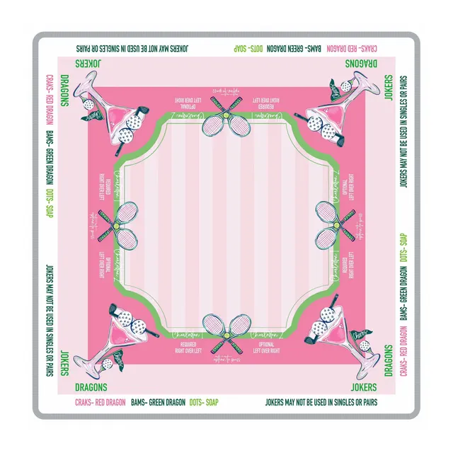 Members Only Mat in pink by The Daily Cheer