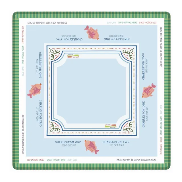 Splish Splash Mat in blue by The Daily Cheer