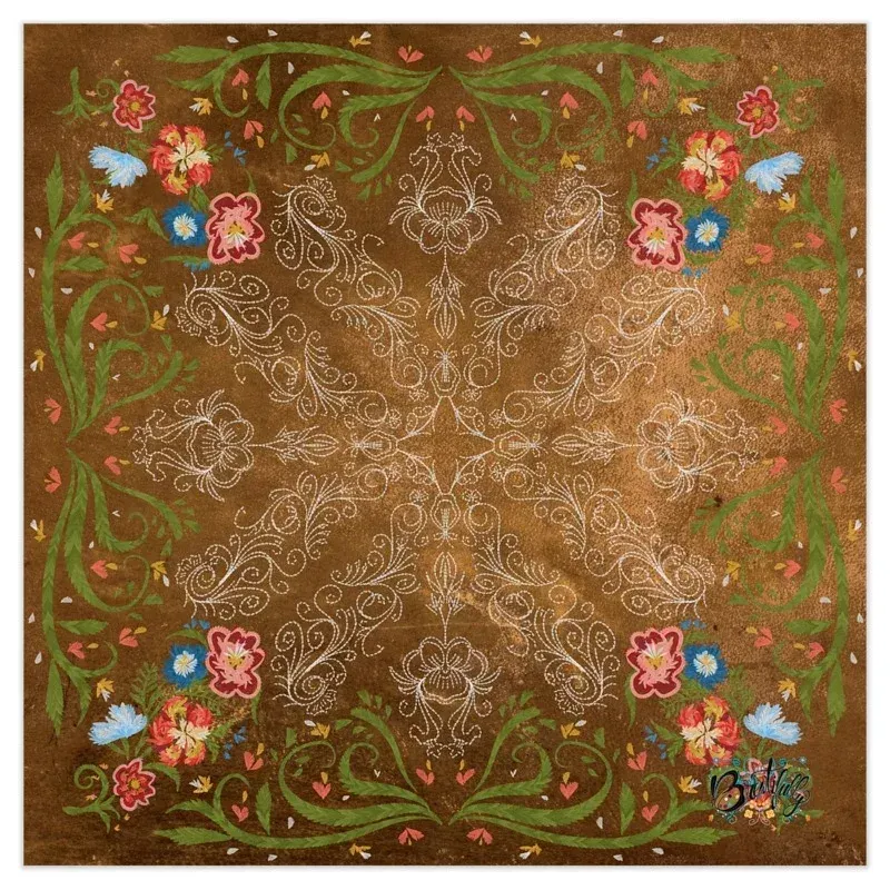 These Tiles Are Made For Mahjing - Brown Vegan Leather