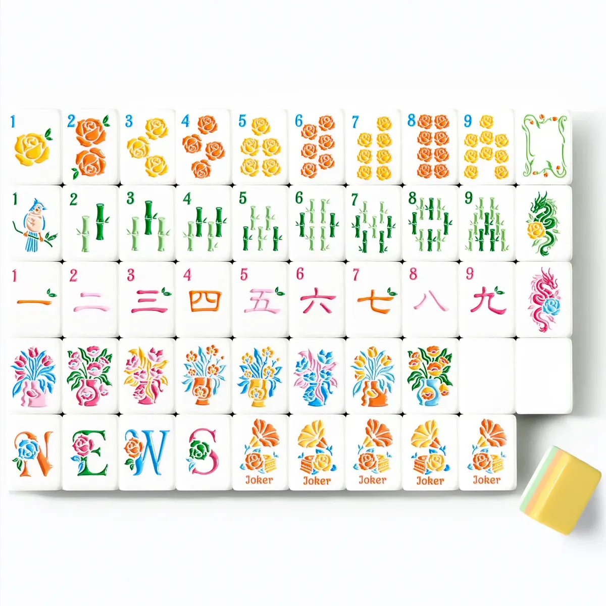 VIrora Lilacee Mahjong Tiles - Yellor