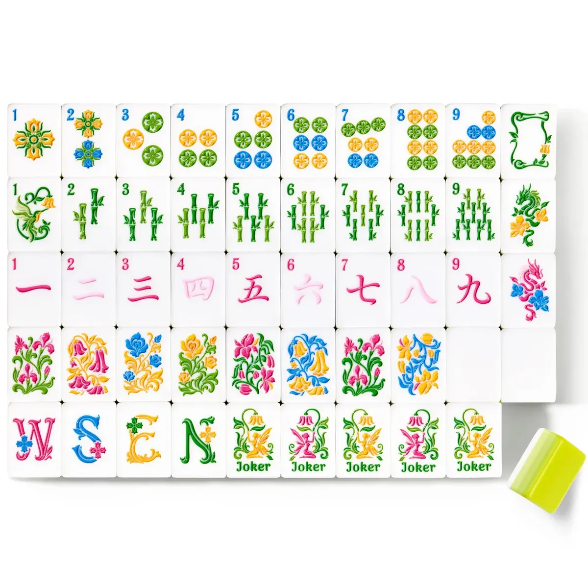 Virora Sylvaria Mahjong Tiles - Yellow
