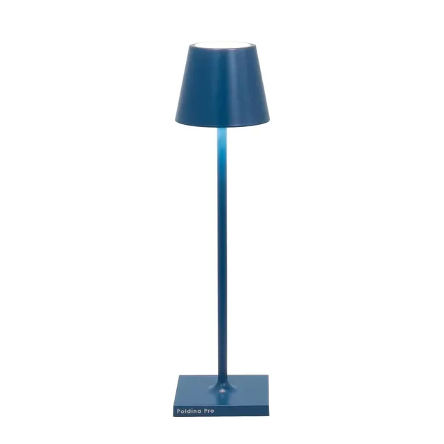 Capri Blue Cordless Lamp in blue by Zafferano Lighting