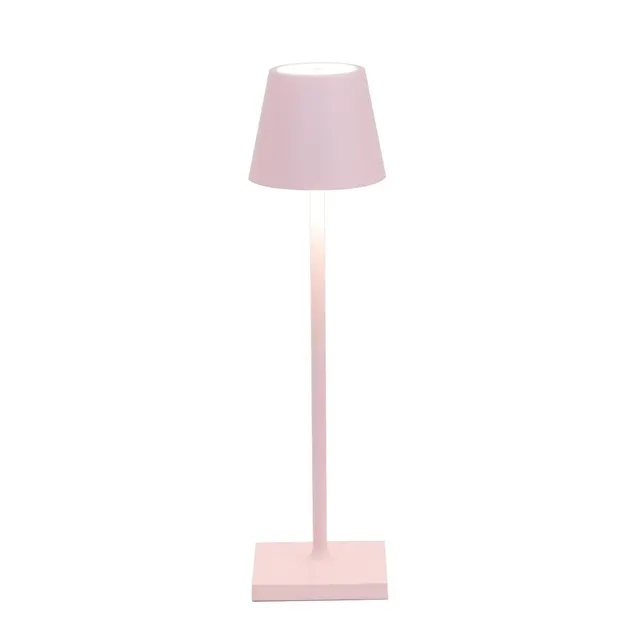 Pale Pink Cordless Lamp in pink and blush by Zafferano Lighting
